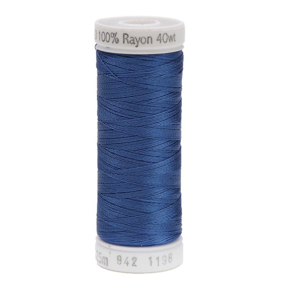 Sulky Rayon 40wt Thread 1198 Dusty Navy  250yd Spool