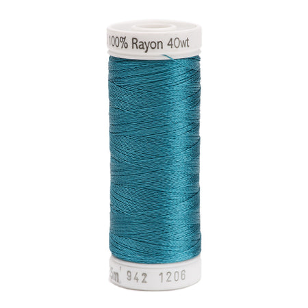 Sulky Rayon 40wt Thread 1206 Dark Jade  250yd Spool