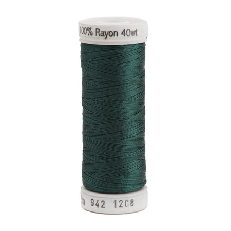 Sulky Rayon 40wt Thread 1208 Mallard Green  250yd Spool