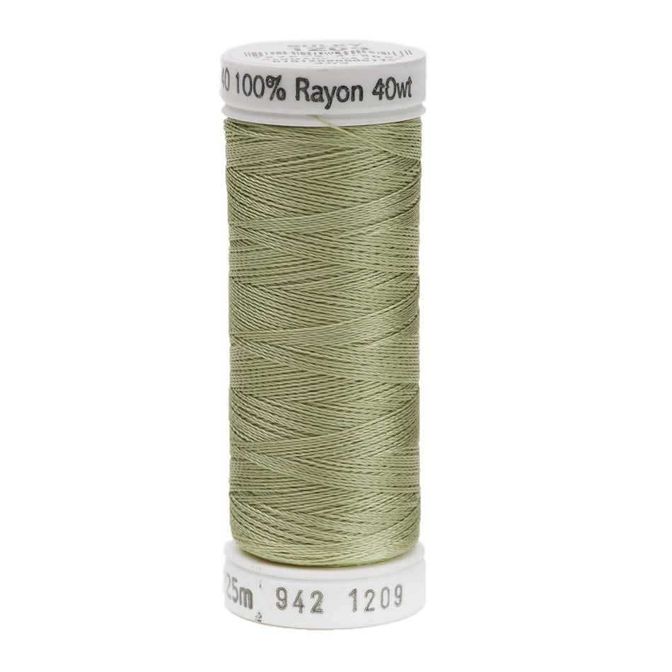 Sulky Rayon 40wt Thread 1209 Light Avocado  250yd Spool