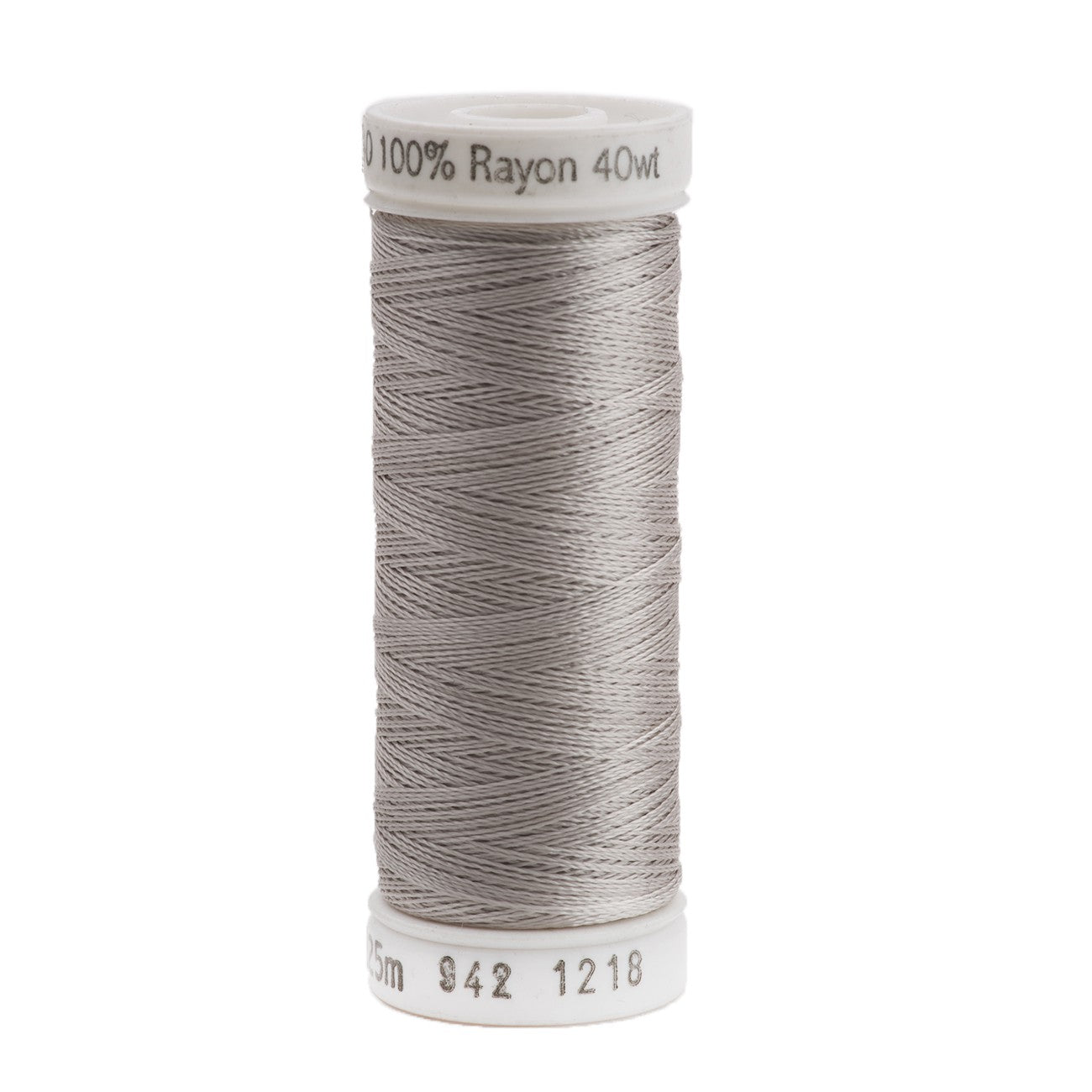 Sulky Rayon 40wt Thread 1218 Silver Gray  250yd Spool