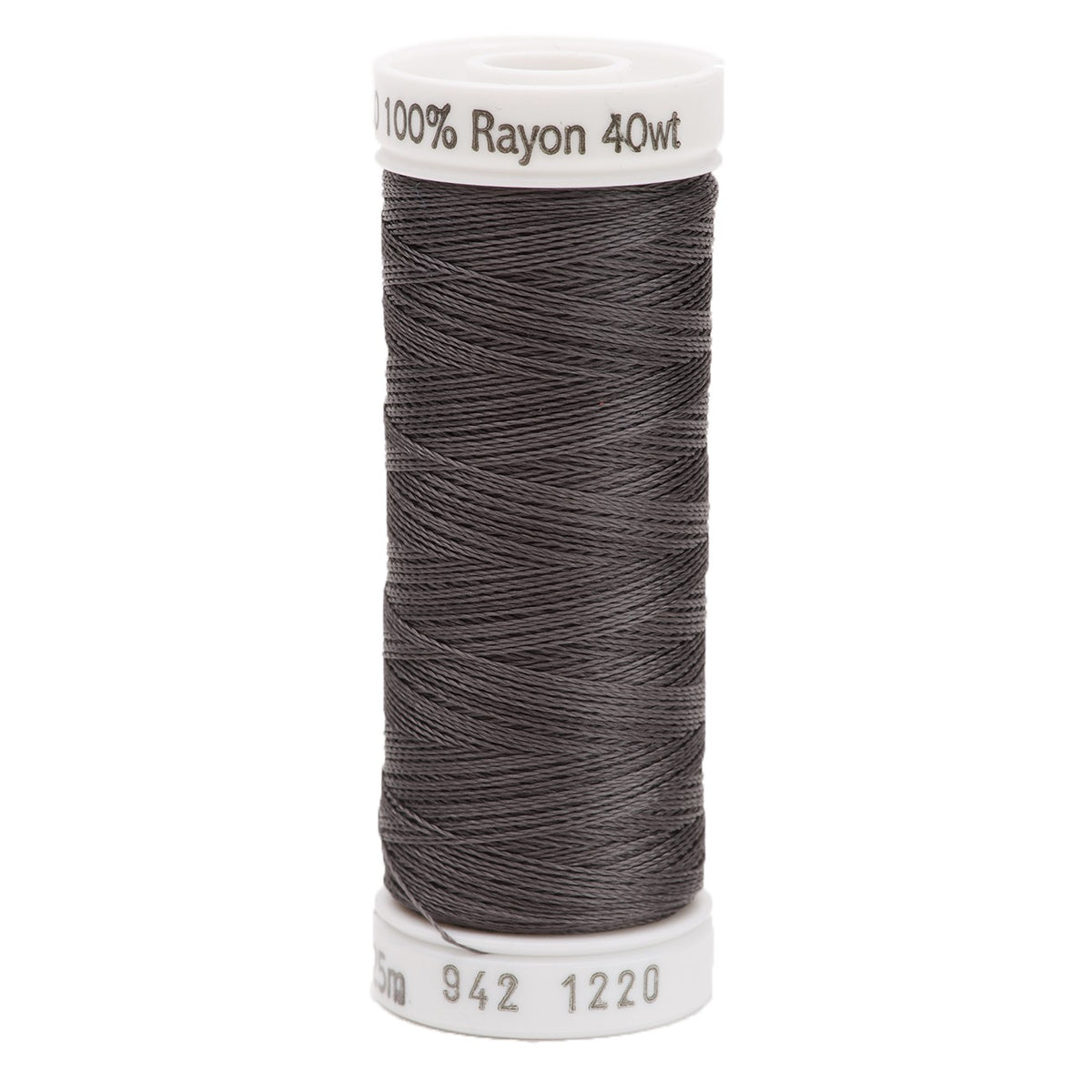 Sulky Rayon 40wt Thread 1220 Charcoal Gray  250yd Spool