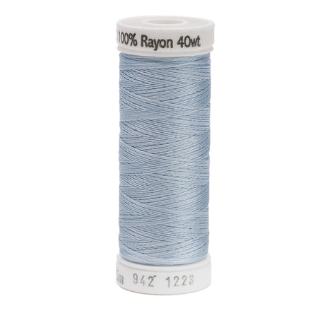 Sulky Rayon 40wt Thread 1223 Baby Blue Tint  250yd Spool