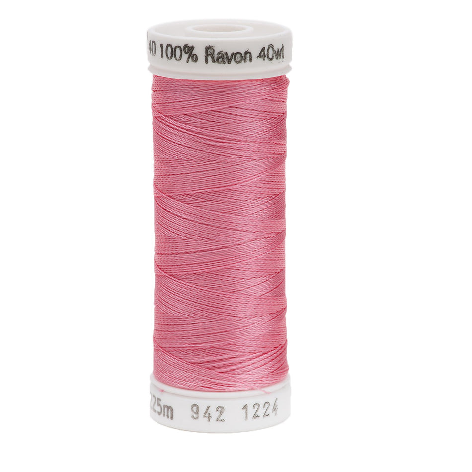 Sulky Rayon 40wt Thread 1224 Bright Pink  250yd Spool