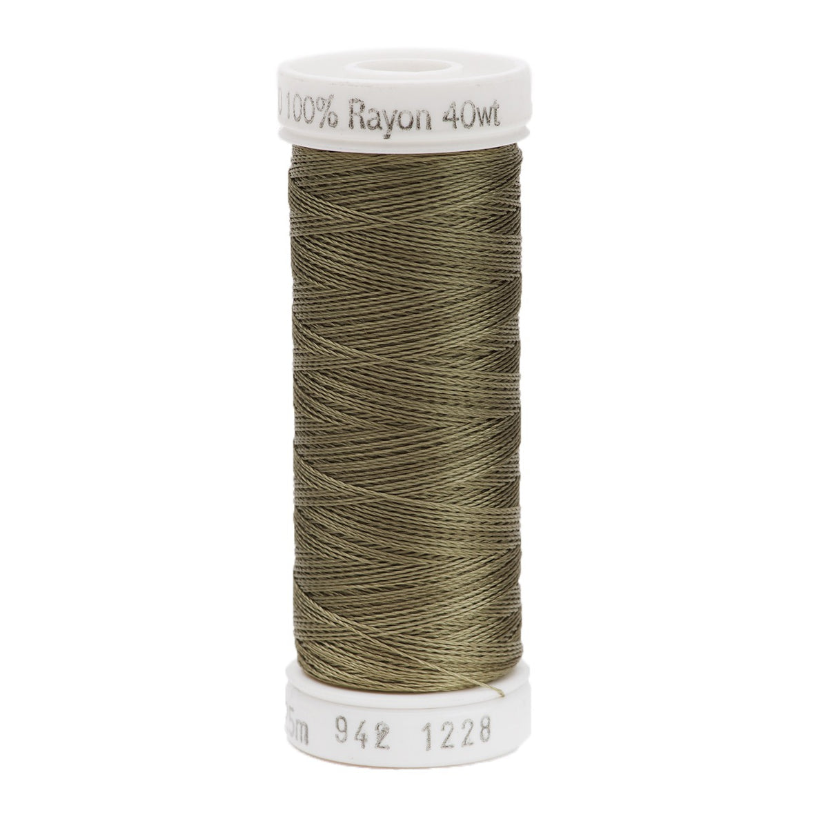 Sulky Rayon 40wt Thread 1228 Drab Green  250yd Spool