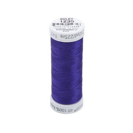 Sulky Rayon 40wt Thread 1235 Deep Purple  250yd Spool