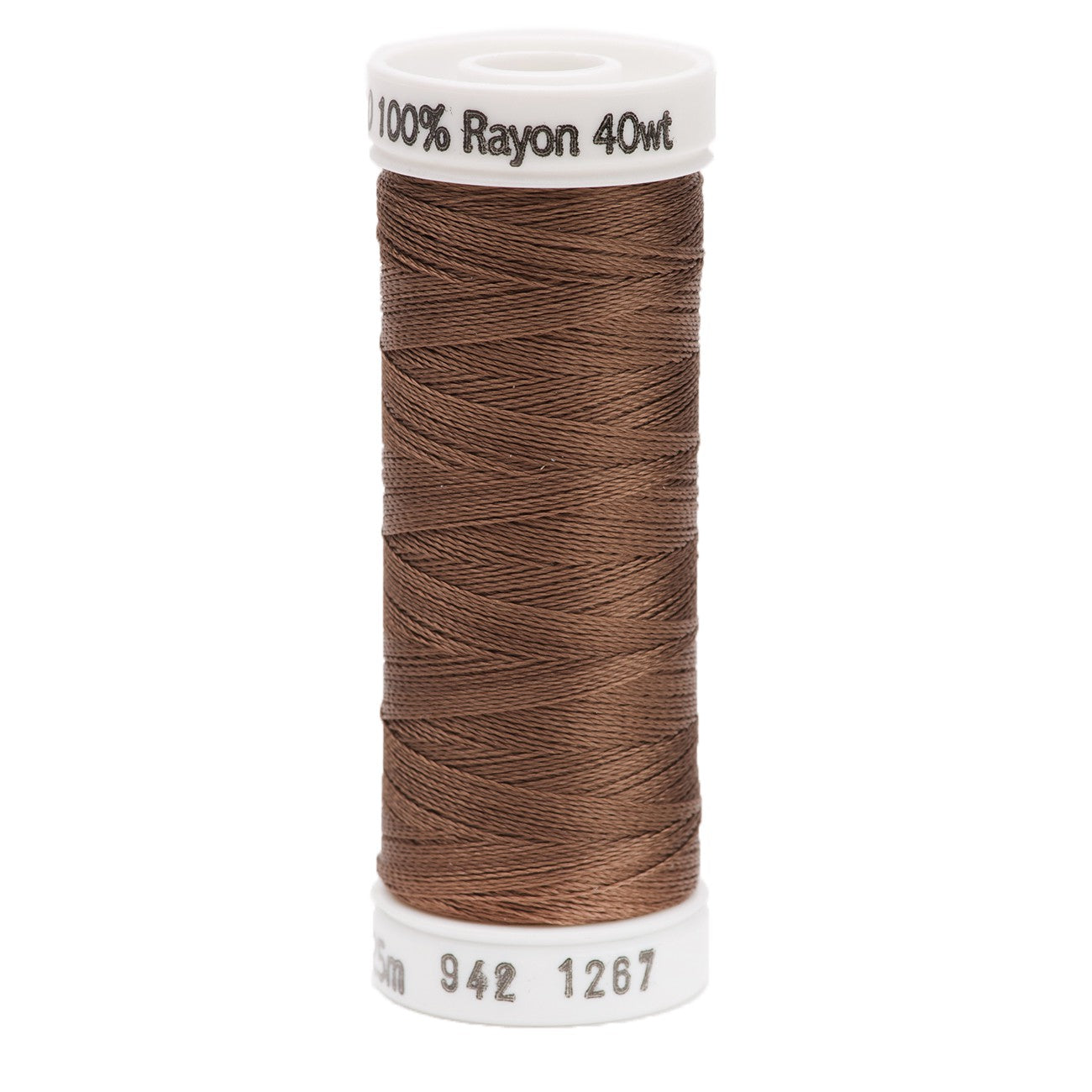 Sulky Solid 40wt Rayon Thread - 250yd Spool - Mink Brown #1267 – Red ...
