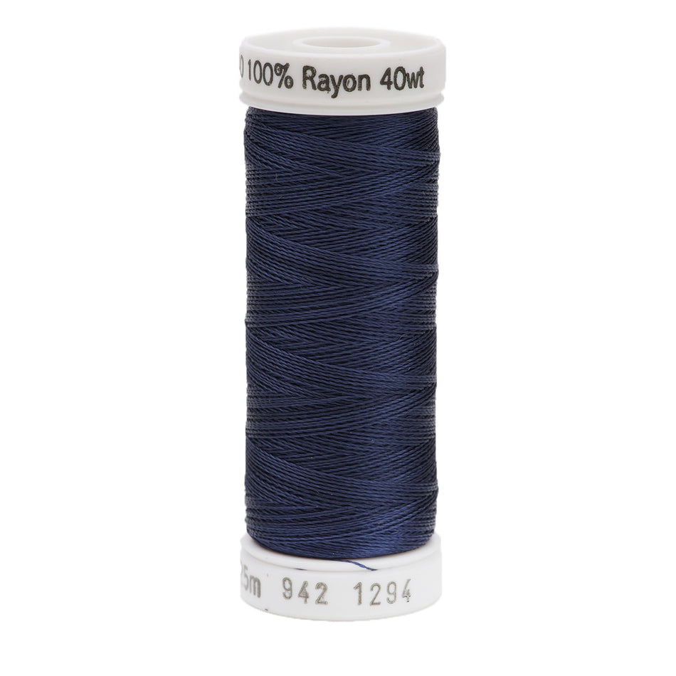 Sulky Rayon 40wt Thread 1294 Deep Slate Gray  250yd Spool