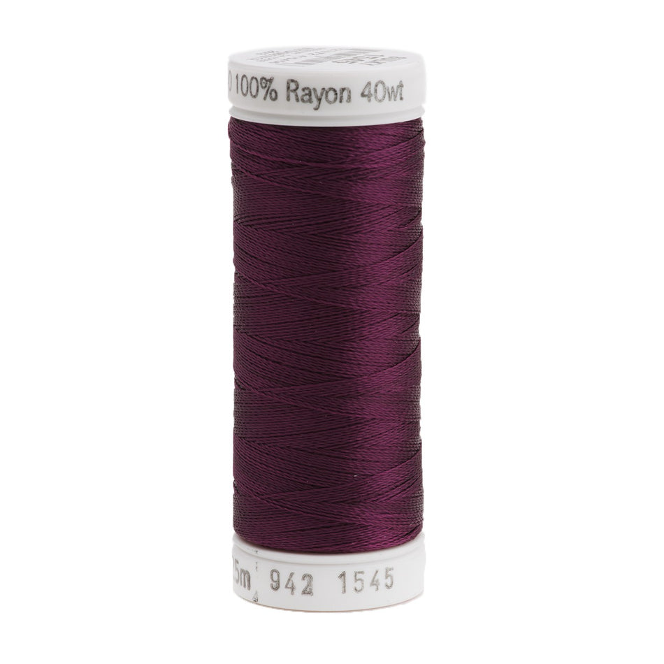 Sulky Rayon 40wt Thread 1545 Purple Accent  250yd Spool