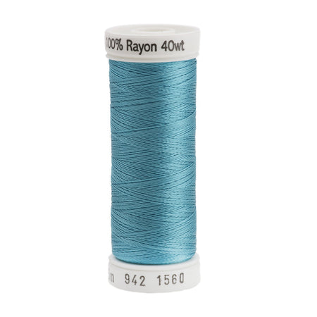 Sulky Rayon 40wt Thread 1560 Marine Aqua  250yd Spool