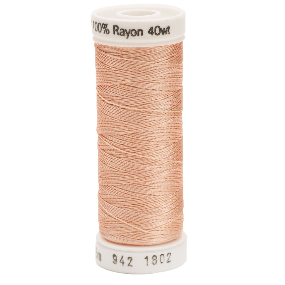 Sulky Rayon 40wt Thread 1802 Soft Blush  250yd Spool