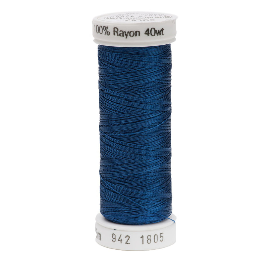 Sulky Rayon 40wt Thread 1805 Ocean Blue  250yd Spool