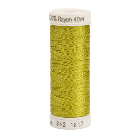 Sulky Rayon 40wt Thread 1817 Lemon Grass  250yd Spool