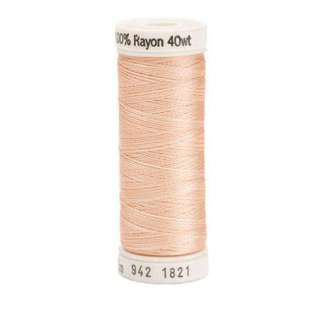 Sulky Rayon 40wt Thread 1821 Creamy Peach  250yd Spool