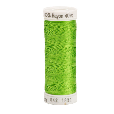 Sulky Rayon 40wt Thread 1831 Limeade  250yd Spool