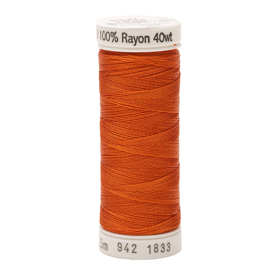 Sulky Rayon 40wt Thread 1833 Pumpkin Pie  250yd Spool