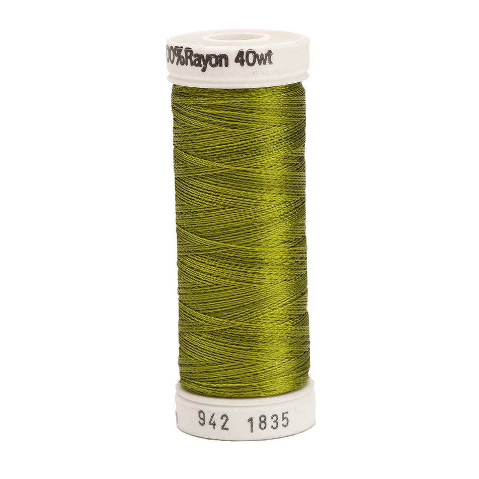 Sulky Rayon 40wt Thread 1835 Peapod Green  250yd Spool