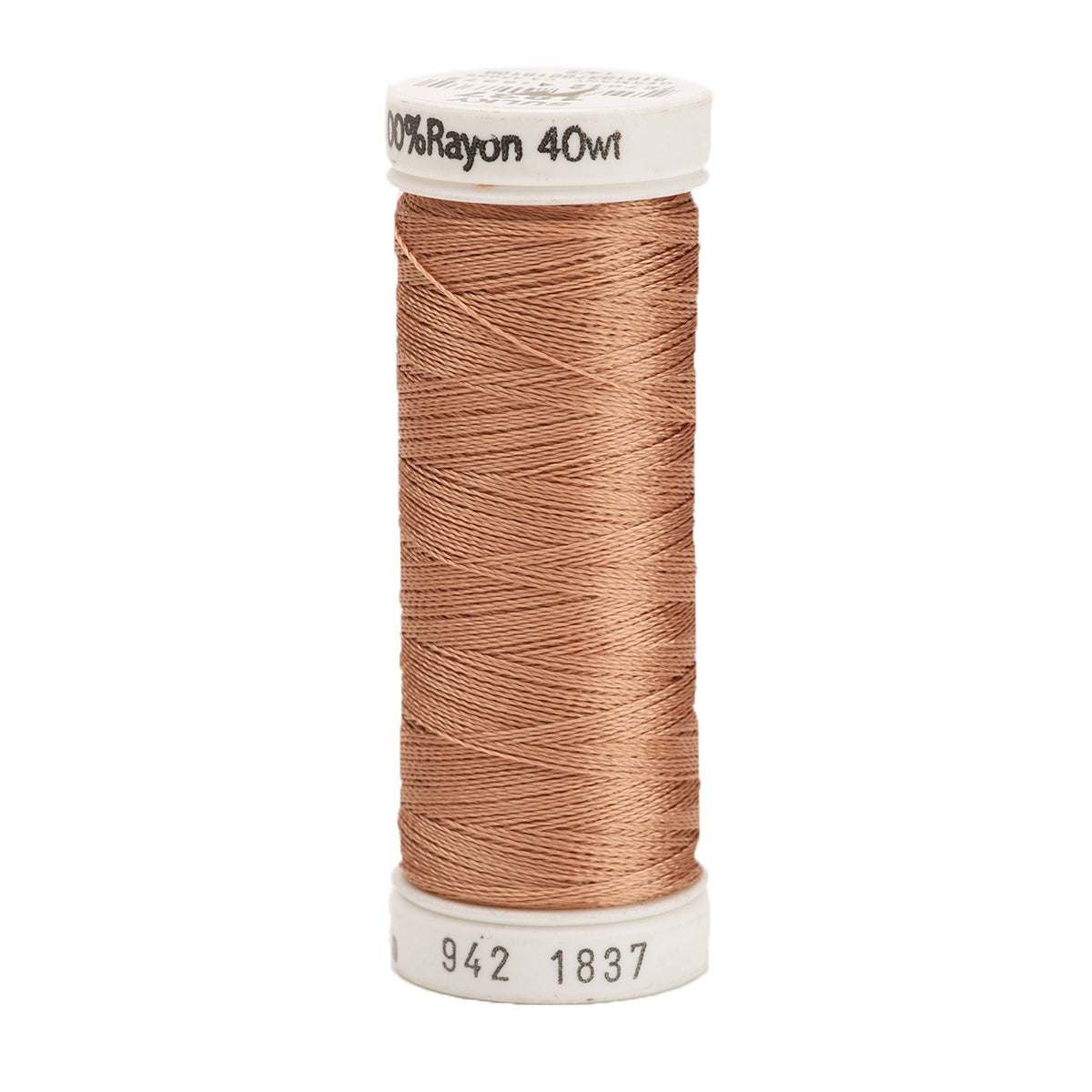 Sulky Rayon 40wt Thread 1837 Light Cocoa  250yd Spool