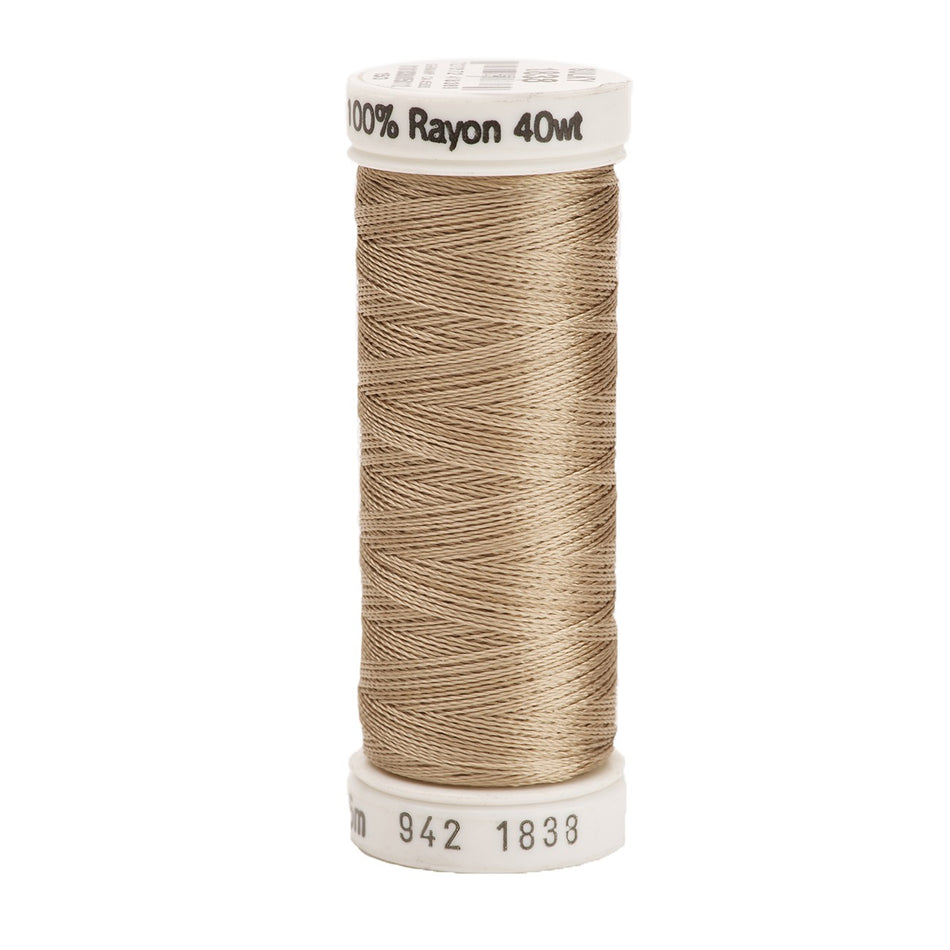 Sulky Rayon 40wt Thread 1838 Cocoa Creme  250yd Spool