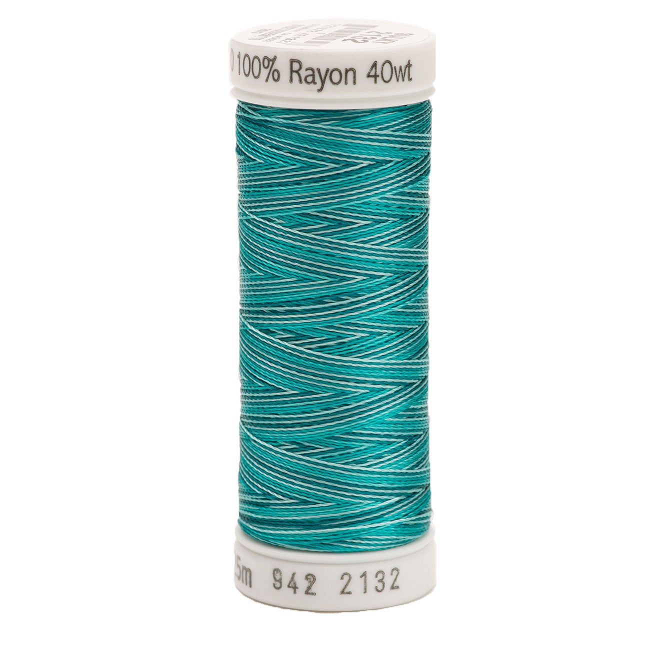 Sulky Variegated 40wt Rayon Thread - 250yd - Aqua Teal #2132 – Red Rock ...