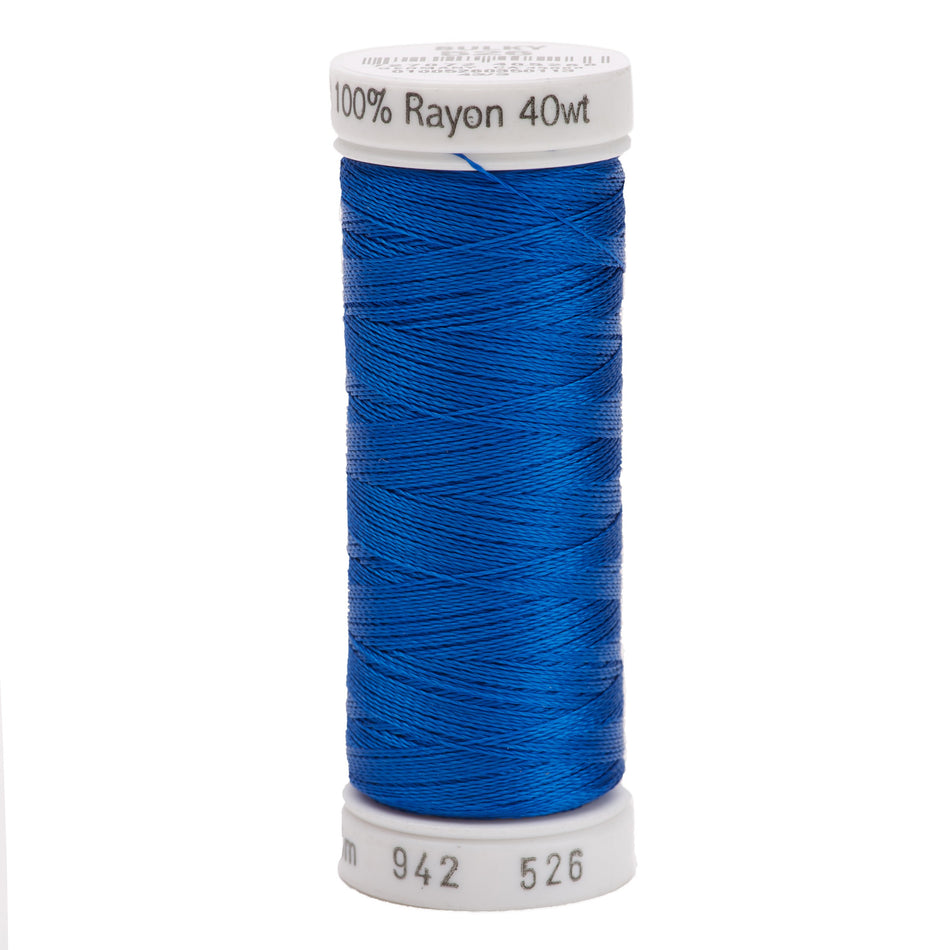 Sulky Rayon 40wt Thread 0526 Cobalt Blue  250yd Spool