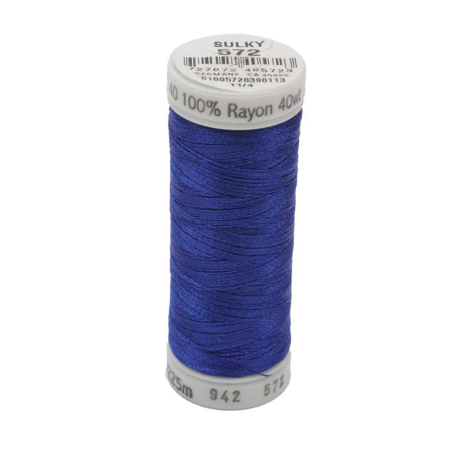 Sulky Rayon 40wt Thread 0572 Blue Ribbon  250yd Spool