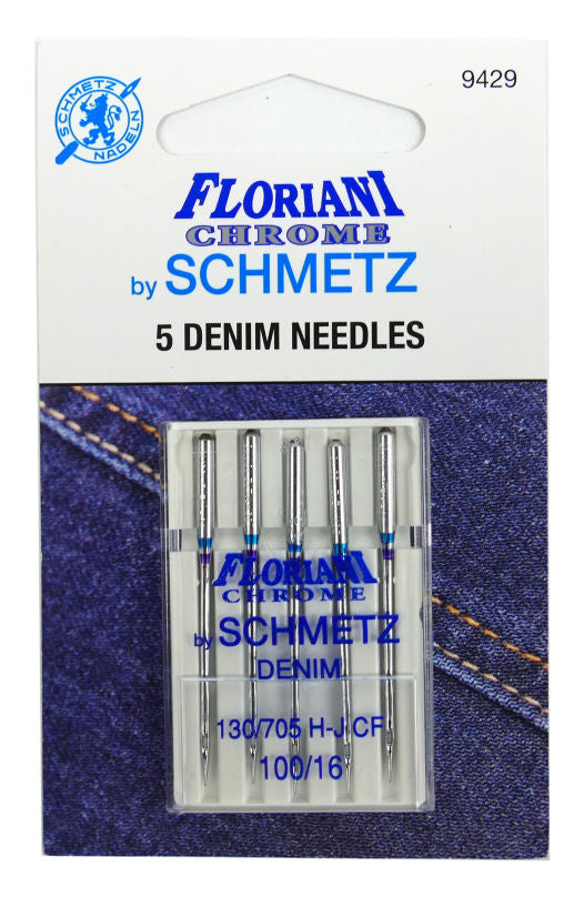 Floriani Chrome Denim Needles by Schmetz