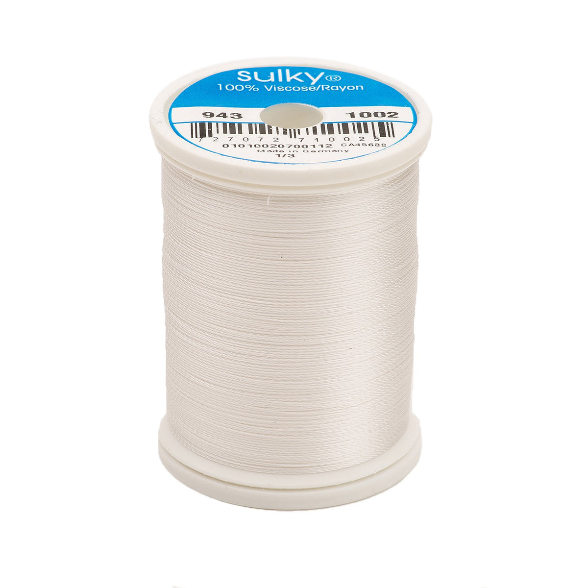-1002 Soft White - Sulky Rayon 40wt Thread – Red Rock Threads
