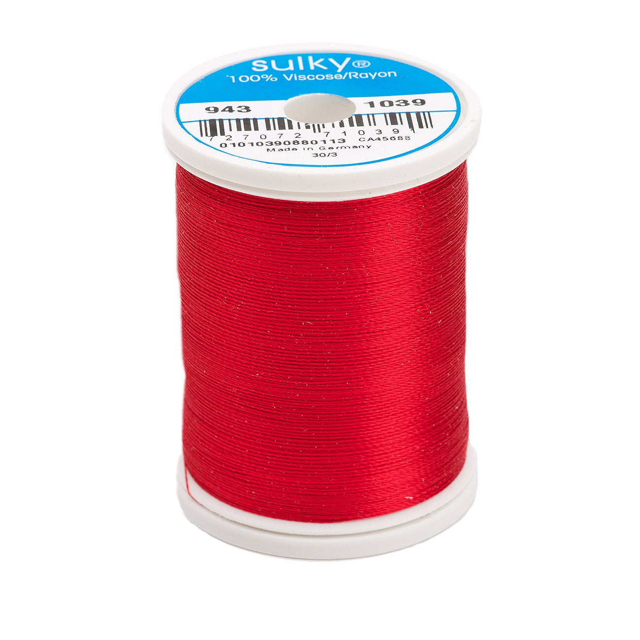 1039 True Red - Sulky Rayon 40wt Thread – Red Rock Threads