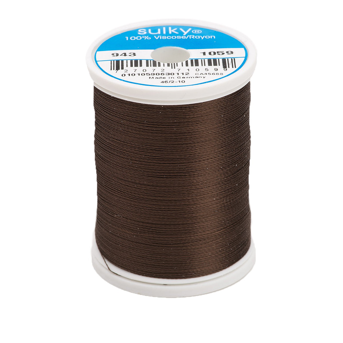 Sulky Rayon 40wt Thread 1059 Dark Tawny Brown  850yd Spool