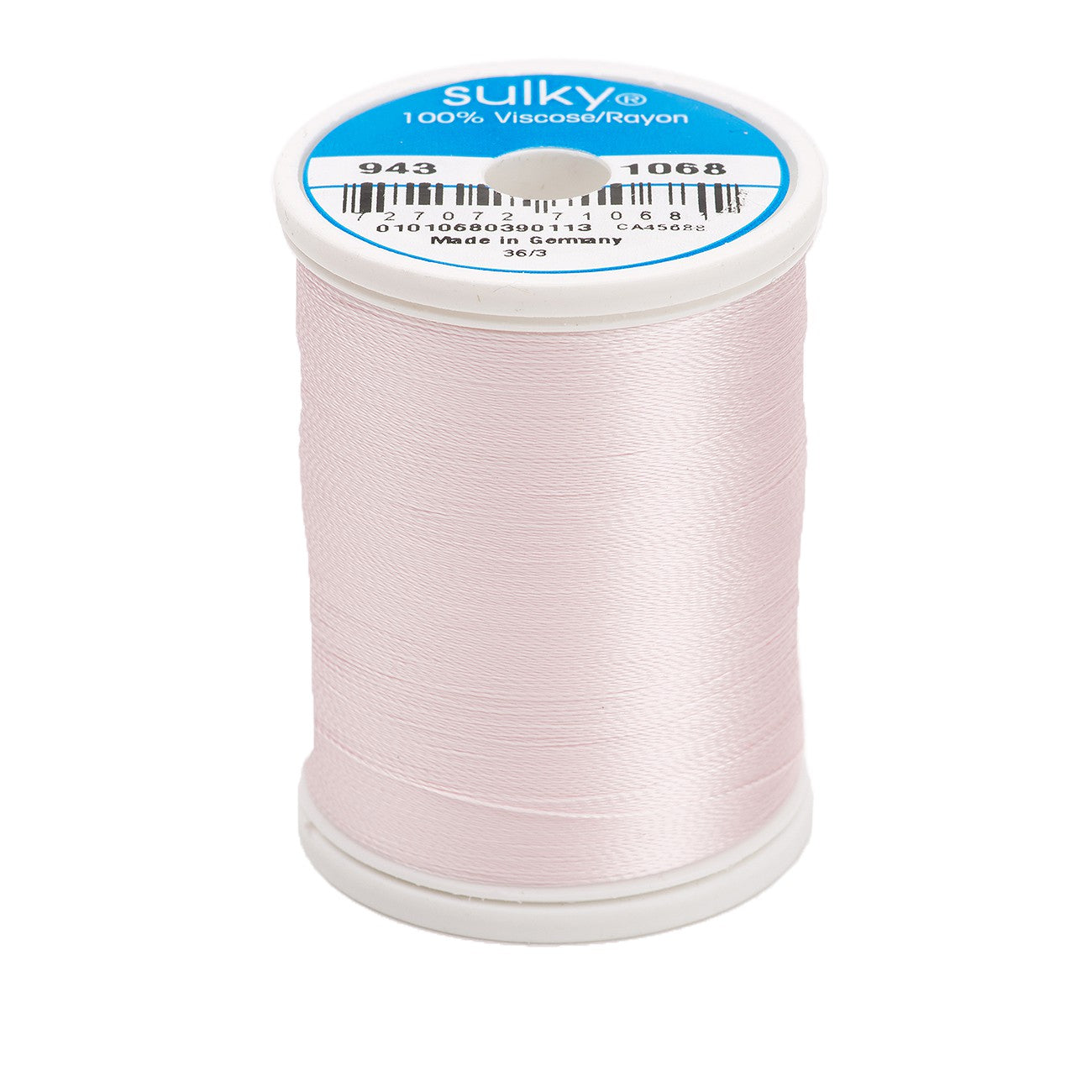 Sulky Rayon 40wt Thread 1068 Pink Tint  850yd Spool