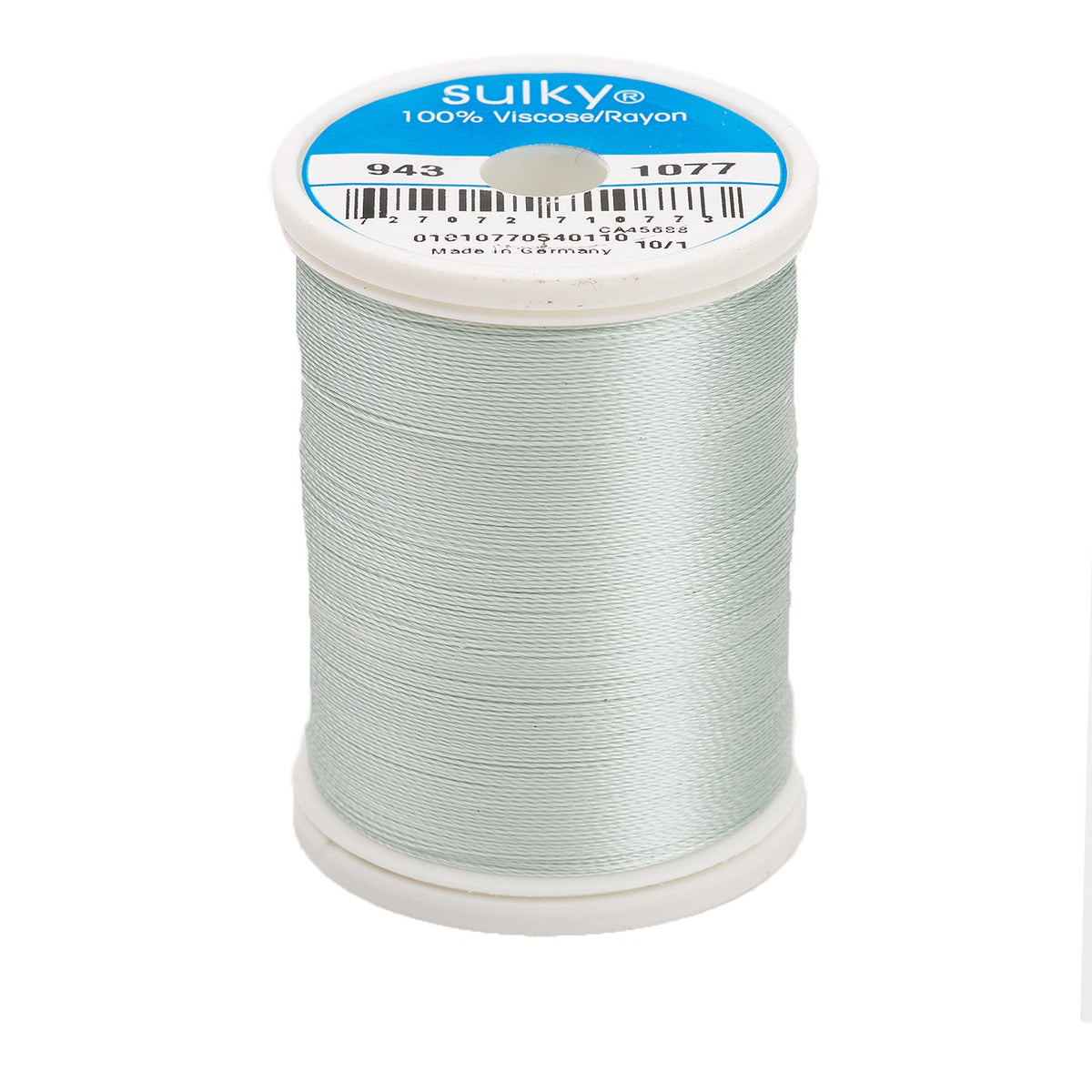 Sulky Rayon 40wt Thread 1077 Jade Tint  850yd Spool