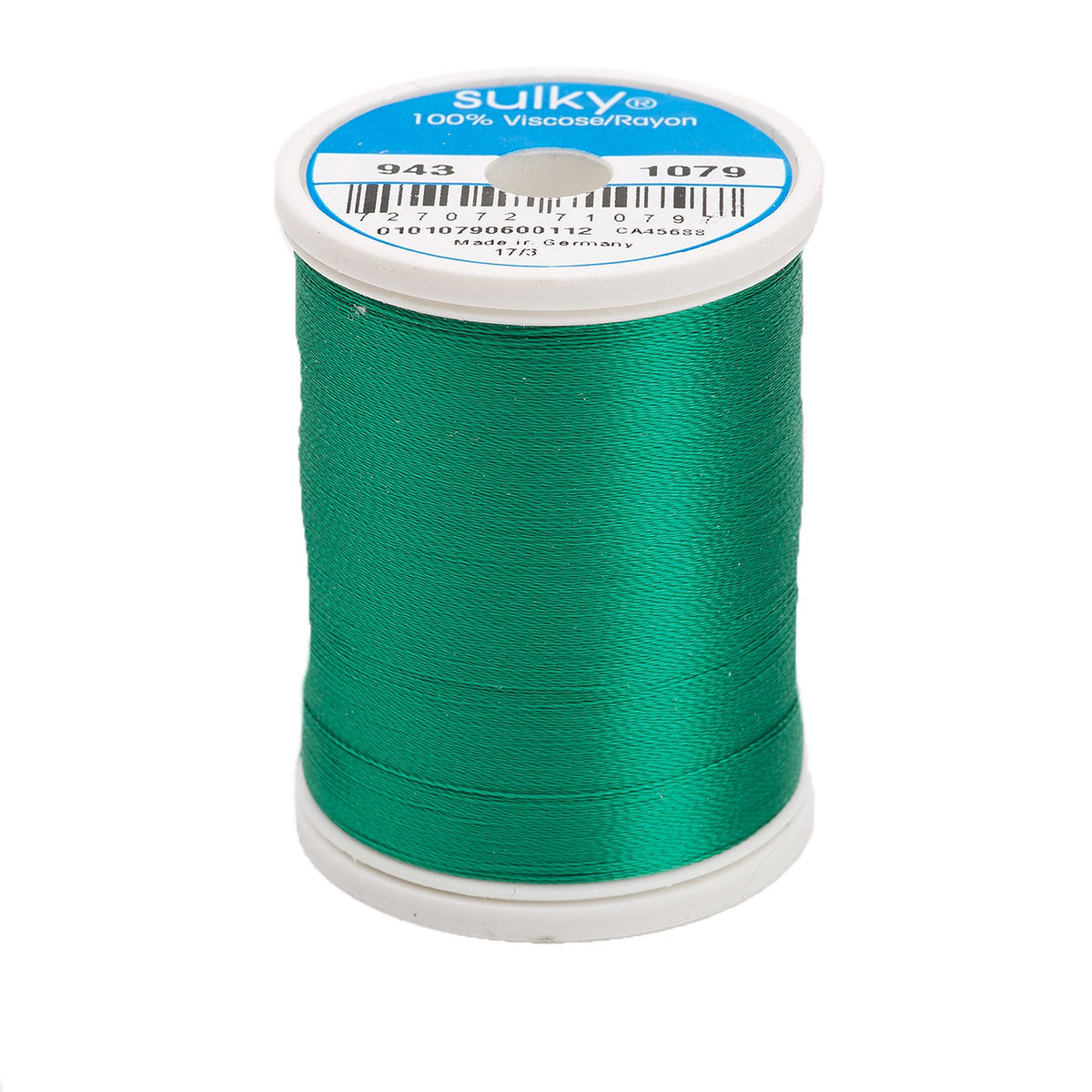 F. Green Thread 1079 Emerald Green - Sulky Rayon 40wt Thread – Red Rock Threads