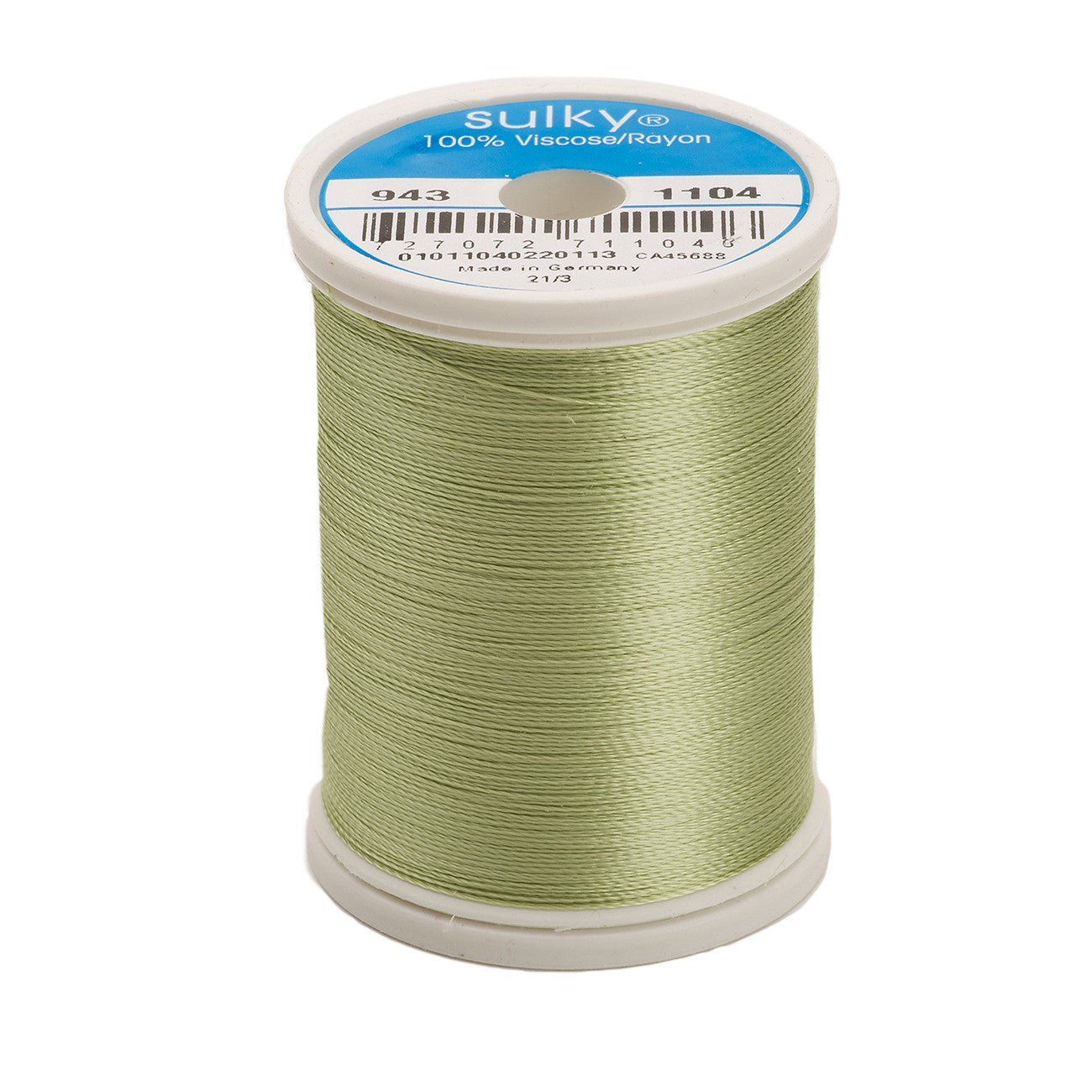 Sulky Rayon 40wt Thread 1104 Pastel Yellow Green  850yd Spool