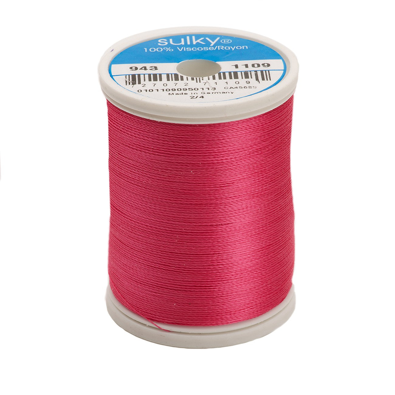 Sulky Rayon 40wt Thread 1109 Hot Pink  850yd Spool