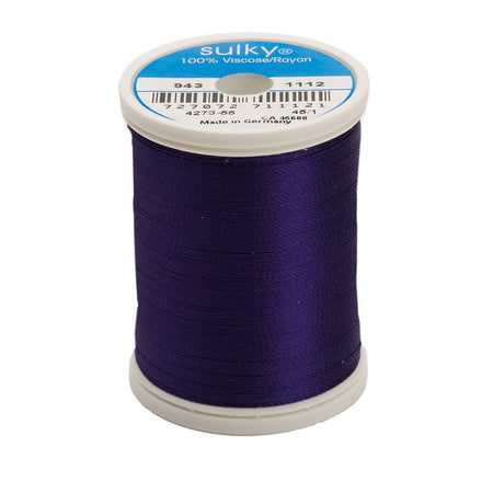 Sulky Rayon 40wt Thread 1112 Royal Purple  850yd Spool