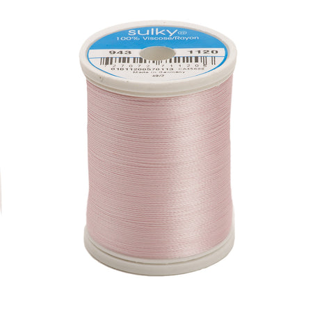 Sulky Rayon 40wt Thread 1120 Pale Pink  850yd Spool