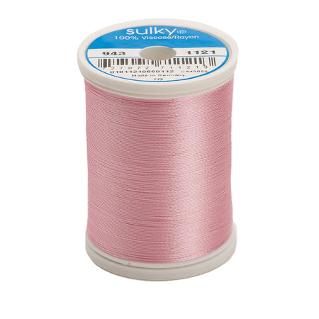 Sulky Rayon 40wt Thread 1121 Pink  850yd Spool