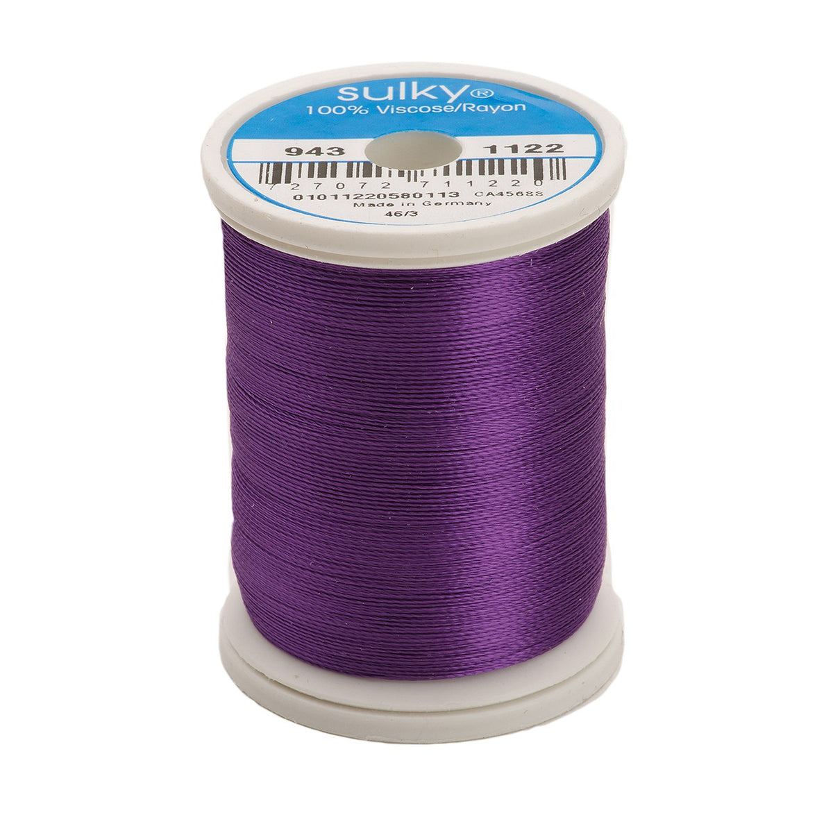 Sulky Rayon 40wt Thread 1122 Purple  850yd Spool