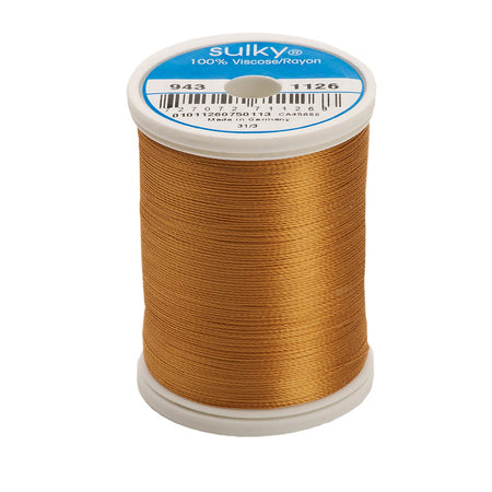 Sulky Rayon 40wt Thread 1126 Tan  850yd Spool