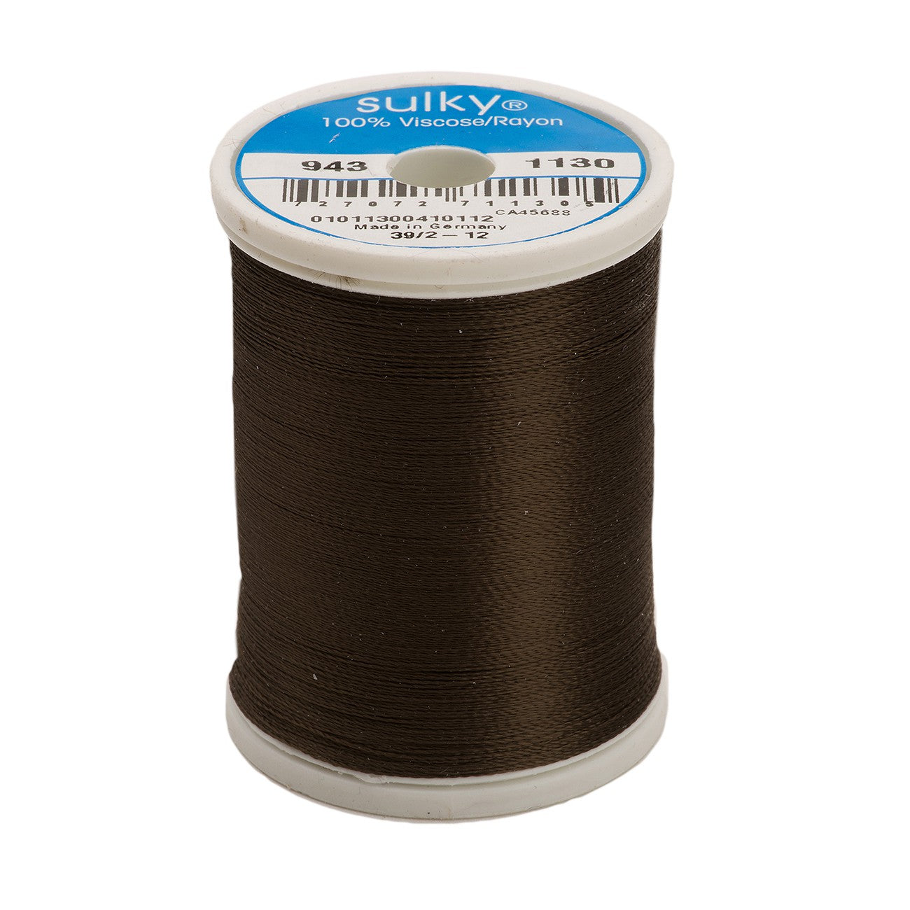 Sulky Rayon 40wt Thread 1130 Dark Brown  850yd Spool