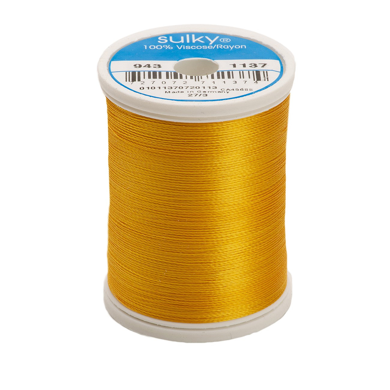 Sulky Rayon 40wt Thread 1137 Yellow Orange  850yd Spool