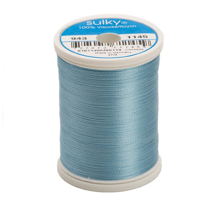 Sulky Rayon 40wt Thread 1145 Powder Blue  850yd Spool