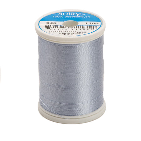 Sulky Rayon 40wt Thread 1165 Light Sky Blue  850yd Spool