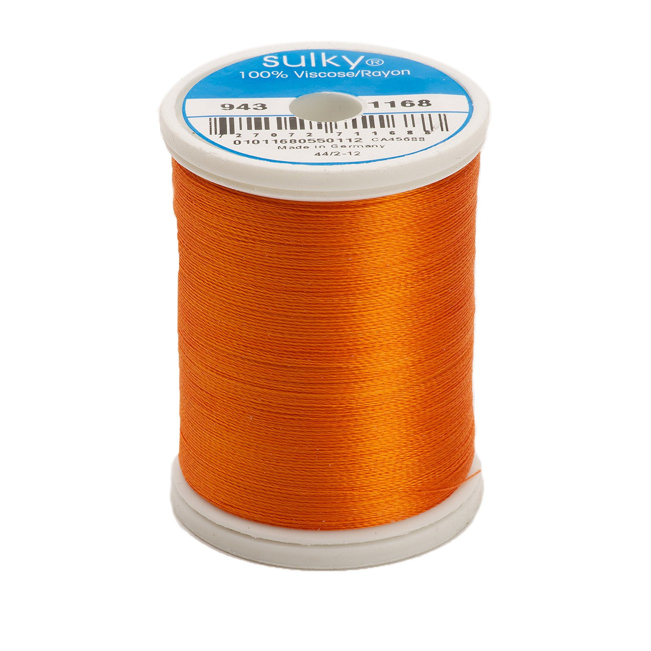 Sulky Rayon 40wt Thread 1168 True Orange  850yd Spool