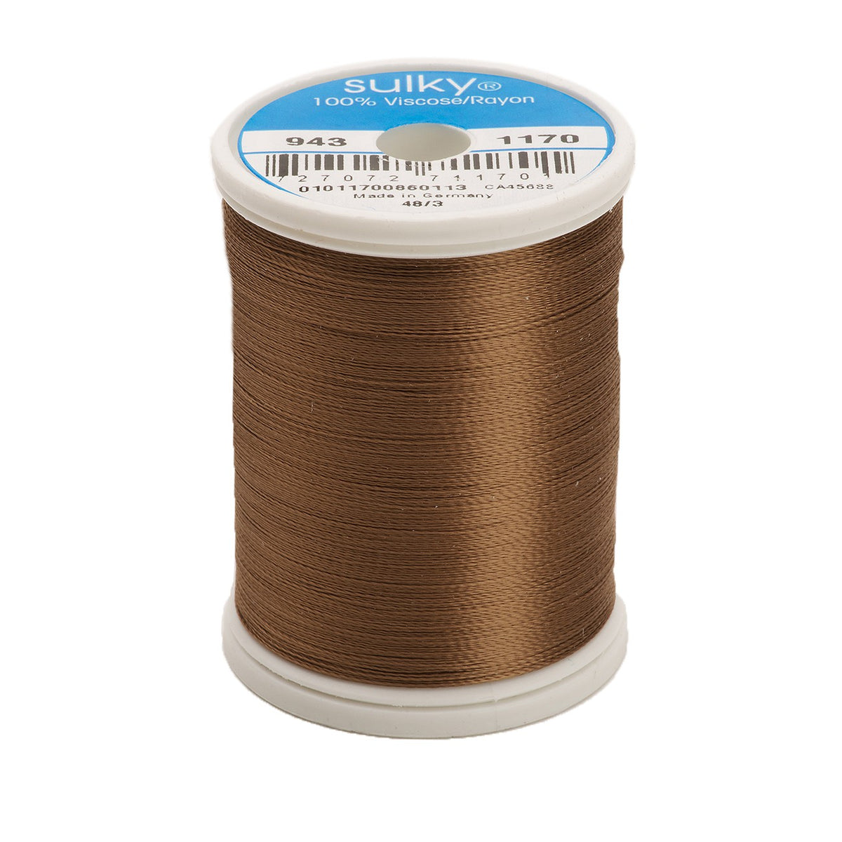 Sulky Rayon 40wt Thread 1170 Light Brown  850yd Spool