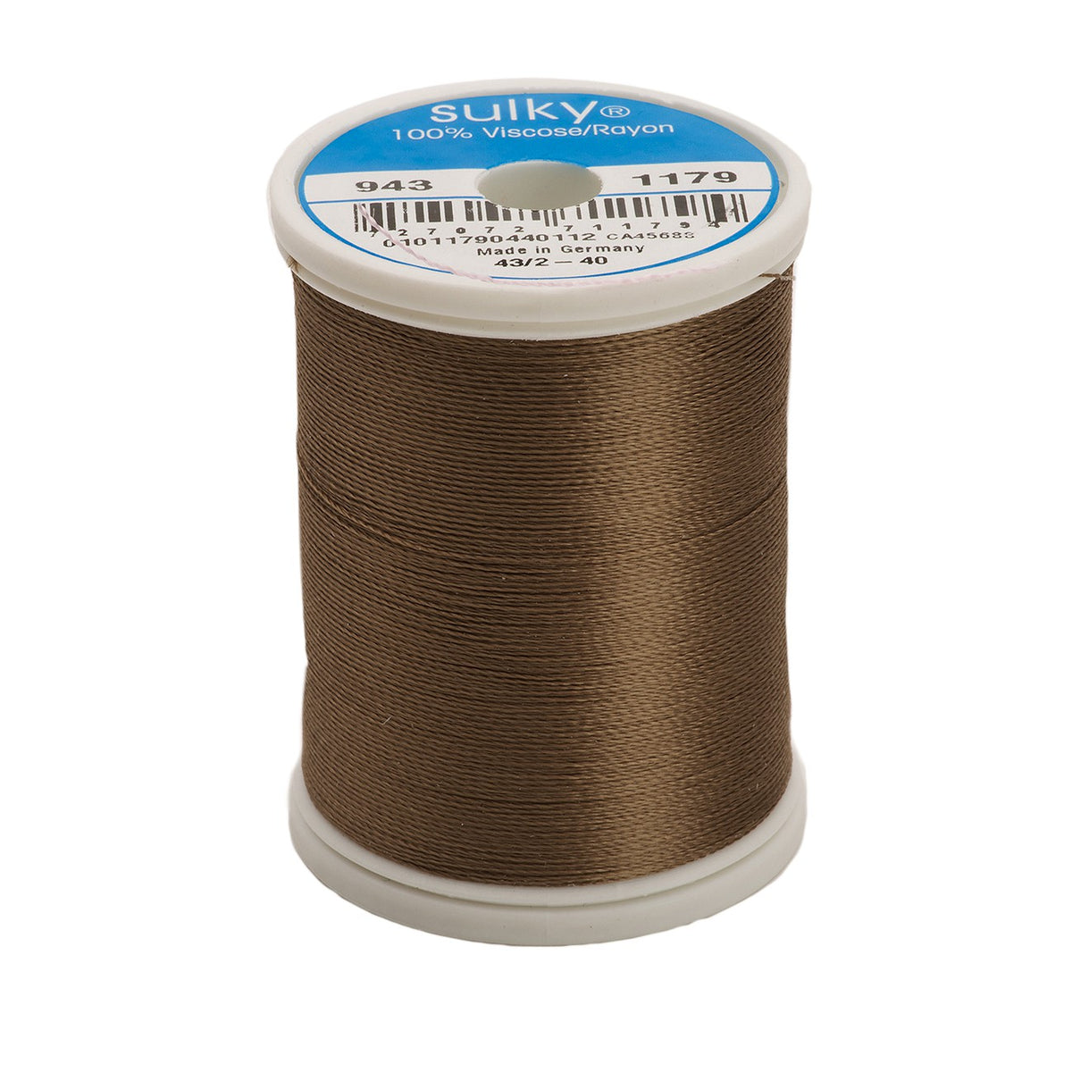 Sulky Rayon 40wt Thread 1179 Dark Taupe  850yd Spool