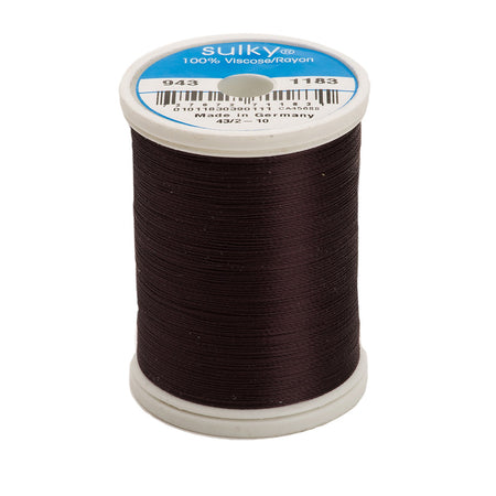 Sulky Rayon 40wt Thread 1183 Black Cherry  850yd Spool