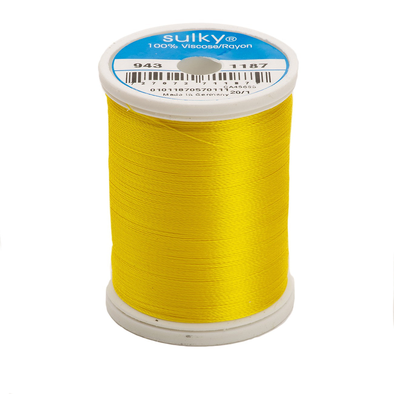 Sulky Rayon 40wt Thread 1187 Mimosa Yellow  850yd Spool