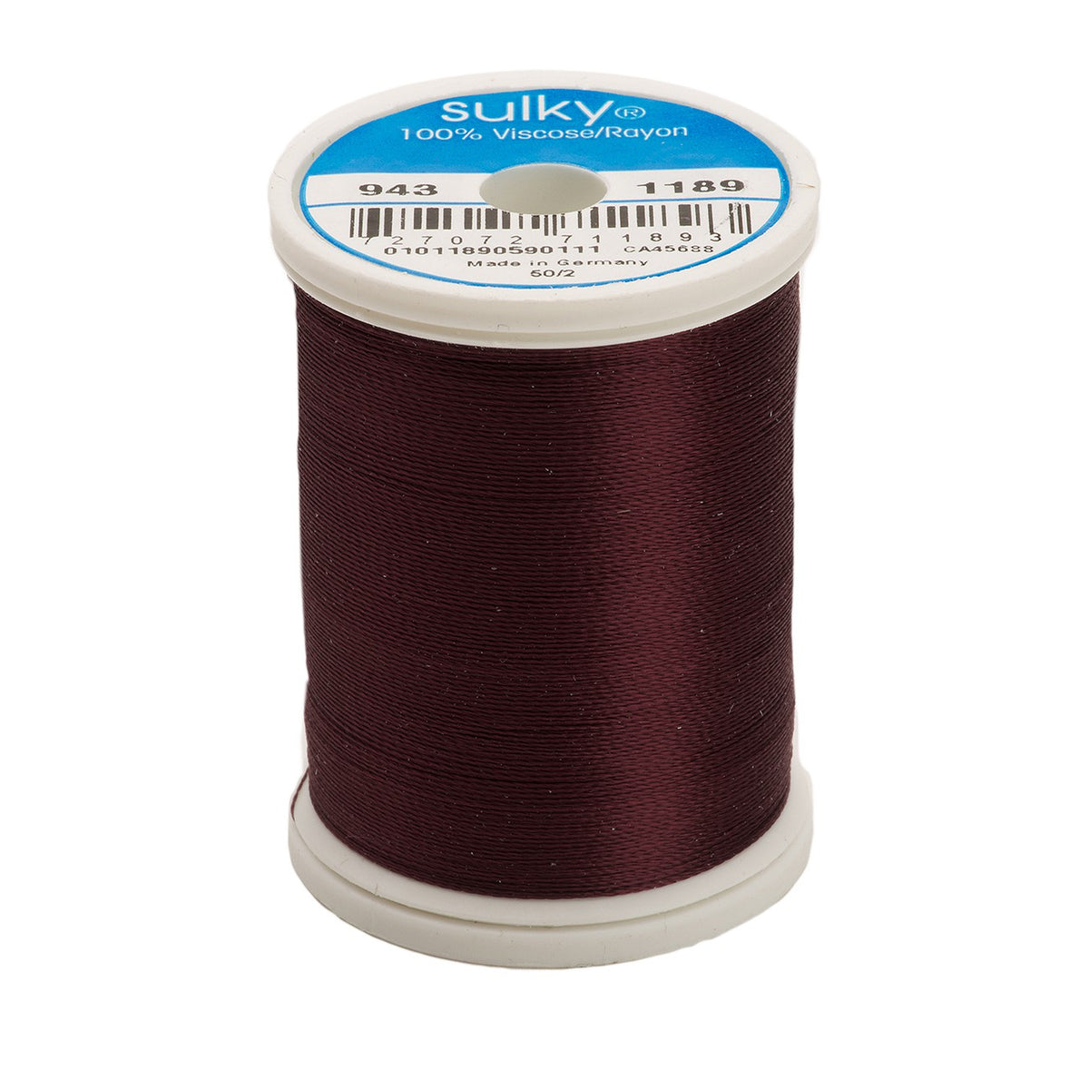 Sulky Rayon 40wt Thread 1189 Dark Chestnut  850yd Spool